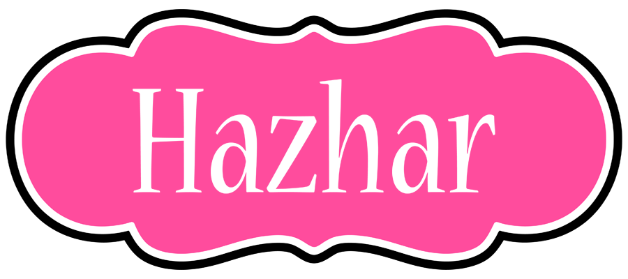 Hazhar invitation logo