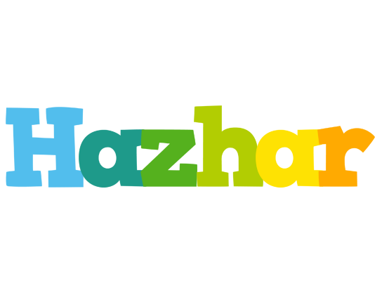 Hazhar rainbows logo