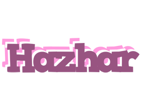 Hazhar relaxing logo