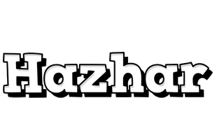 Hazhar snowing logo