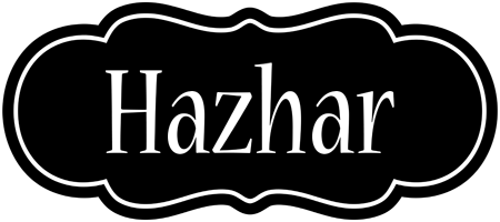 Hazhar welcome logo