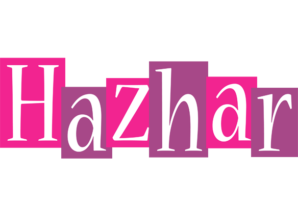 Hazhar whine logo