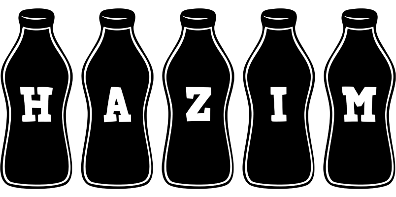 Hazim bottle logo