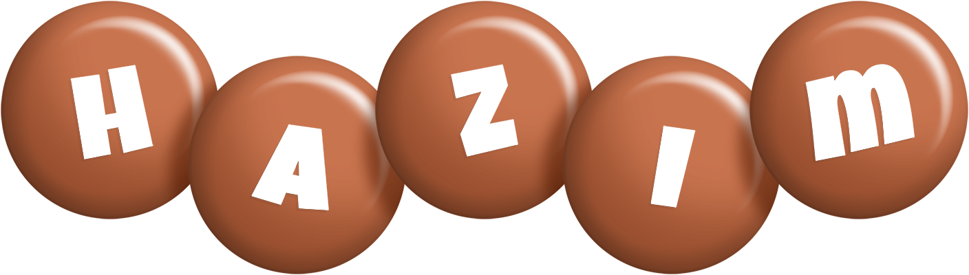 Hazim candy-brown logo