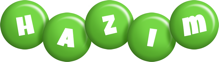 Hazim candy-green logo