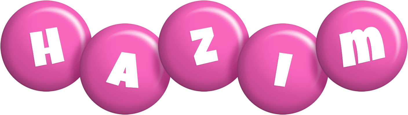 Hazim candy-pink logo