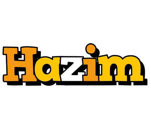 Hazim cartoon logo