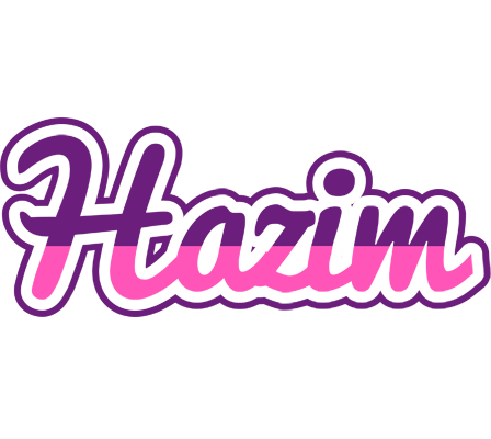 Hazim cheerful logo