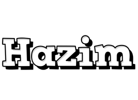 Hazim snowing logo