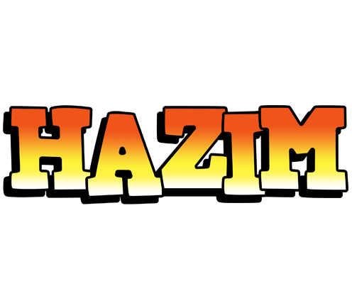 Hazim sunset logo