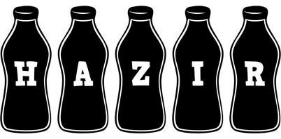 Hazir bottle logo