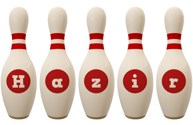 Hazir bowling-pin logo