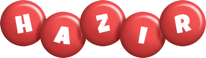 Hazir candy-red logo