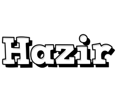 Hazir snowing logo