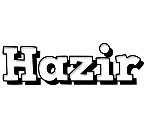 Hazir snowing logo