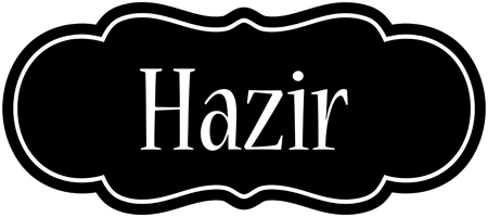 Hazir welcome logo