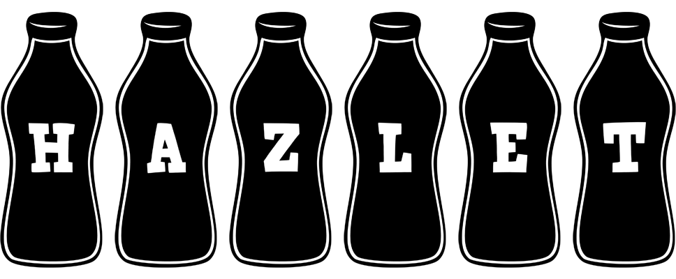 Hazlet bottle logo