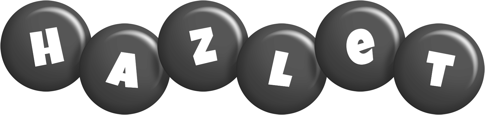 Hazlet candy-black logo