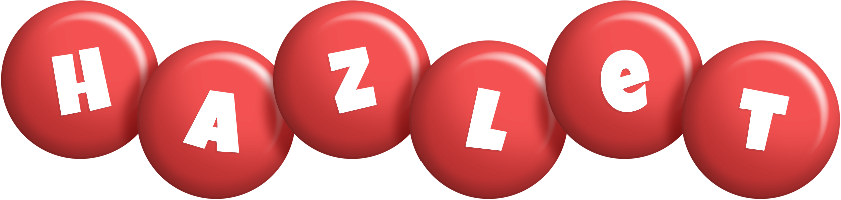 Hazlet candy-red logo