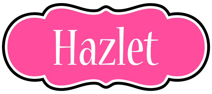 Hazlet invitation logo