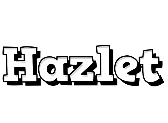 Hazlet snowing logo