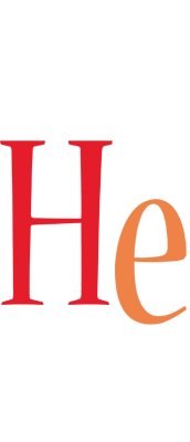 He birthday logo