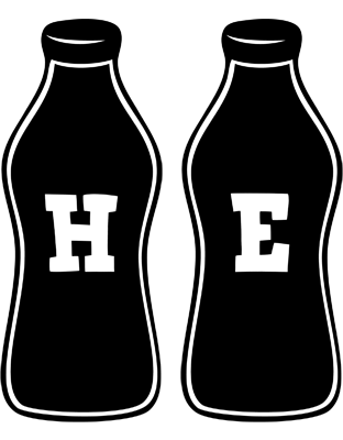 He bottle logo