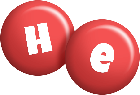 He candy-red logo