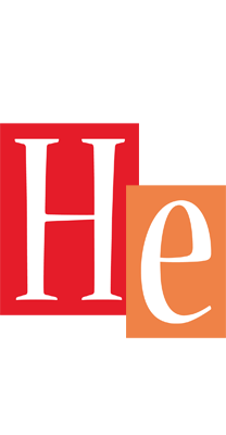 He colors logo