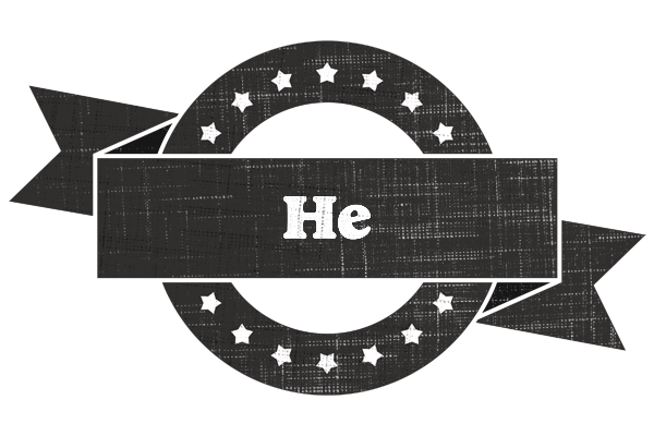 He grunge logo