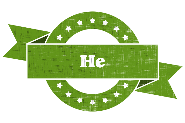 He natural logo