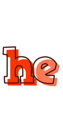 He paint logo