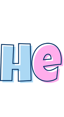 He pastel logo