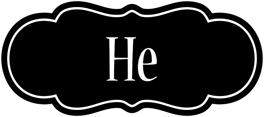 He welcome logo