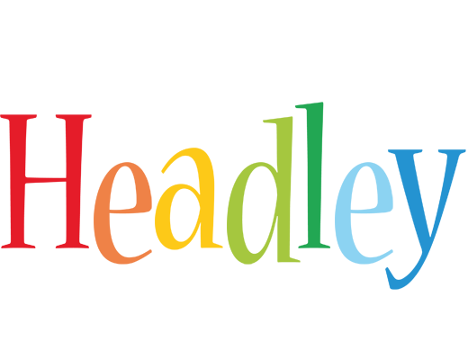 Headley birthday logo