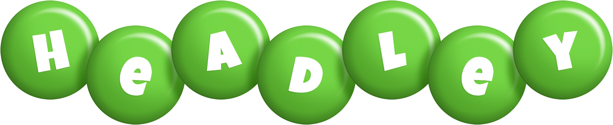 Headley candy-green logo