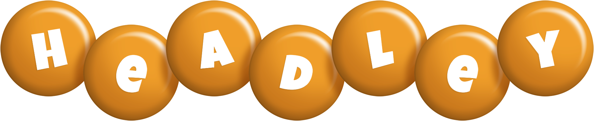 Headley candy-orange logo