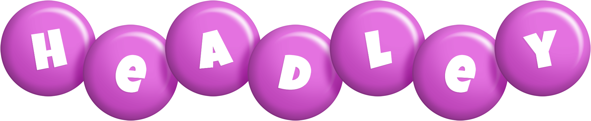 Headley candy-purple logo