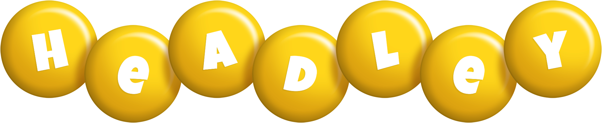 Headley candy-yellow logo