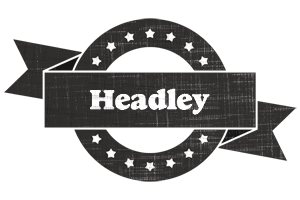 Headley grunge logo