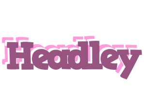 Headley relaxing logo