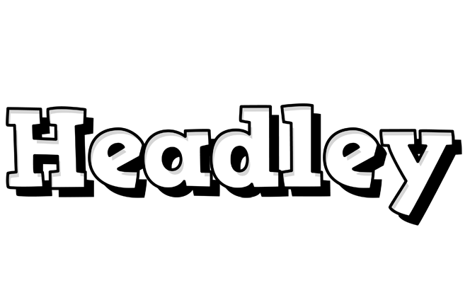 Headley snowing logo