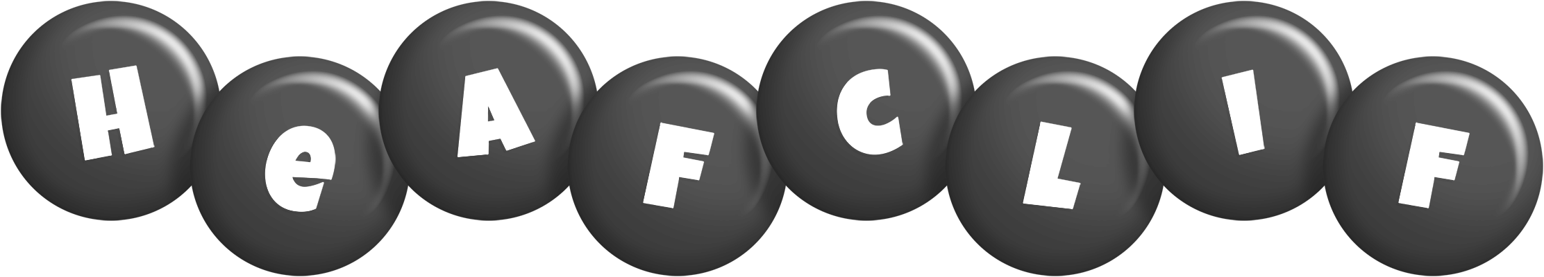 Heafclif candy-black logo