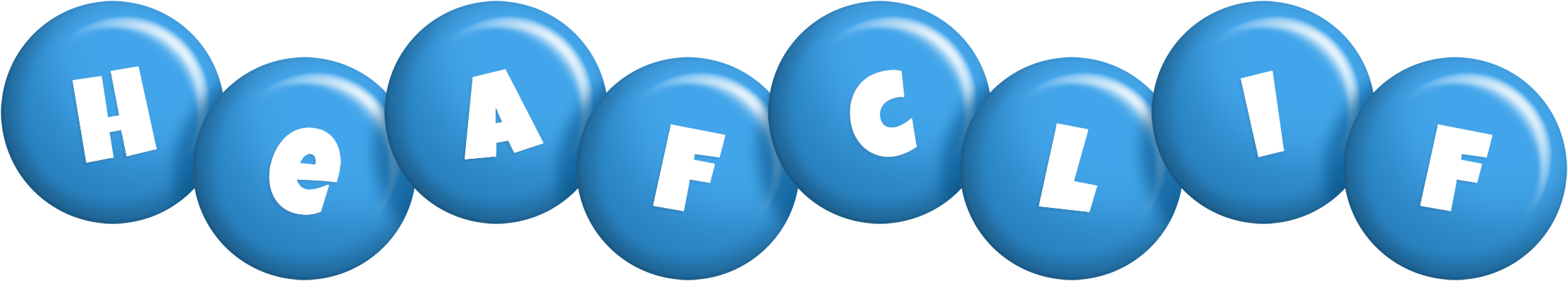 Heafclif candy-blue logo