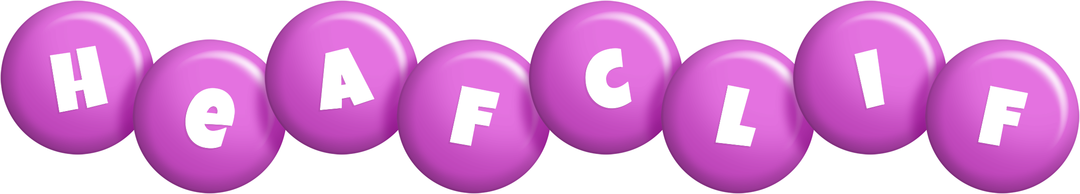 Heafclif candy-purple logo