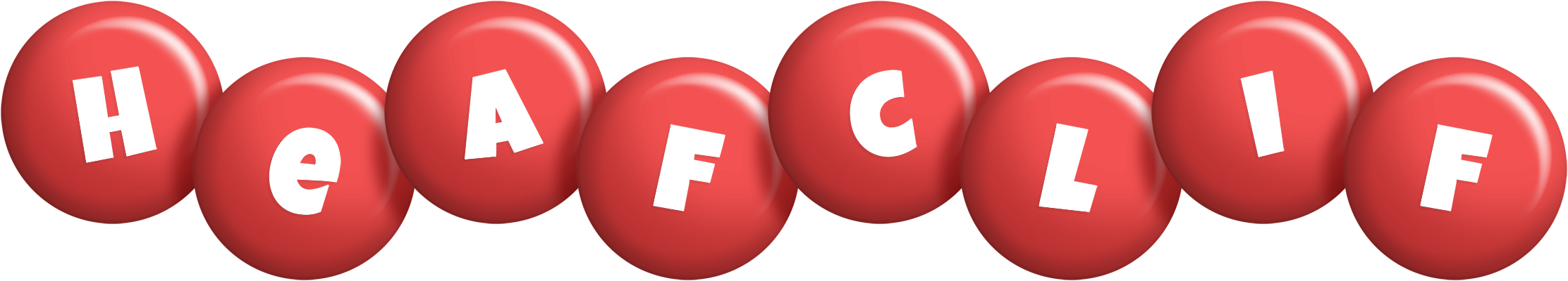 Heafclif candy-red logo