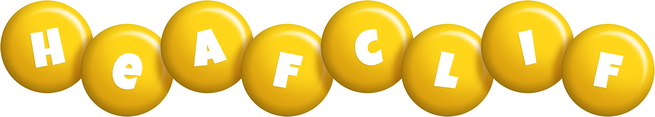 Heafclif candy-yellow logo