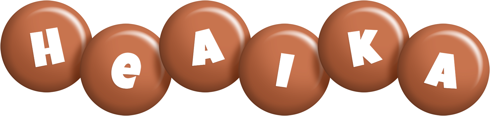 Heaika candy-brown logo