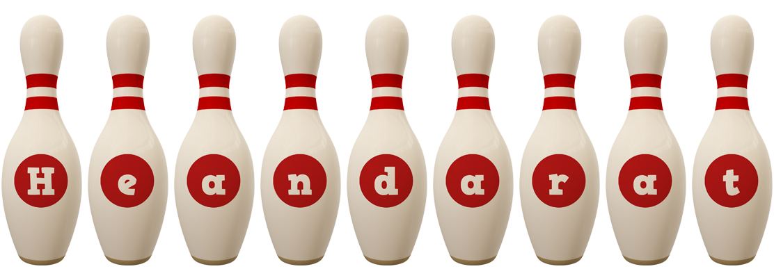 Heandarat bowling-pin logo
