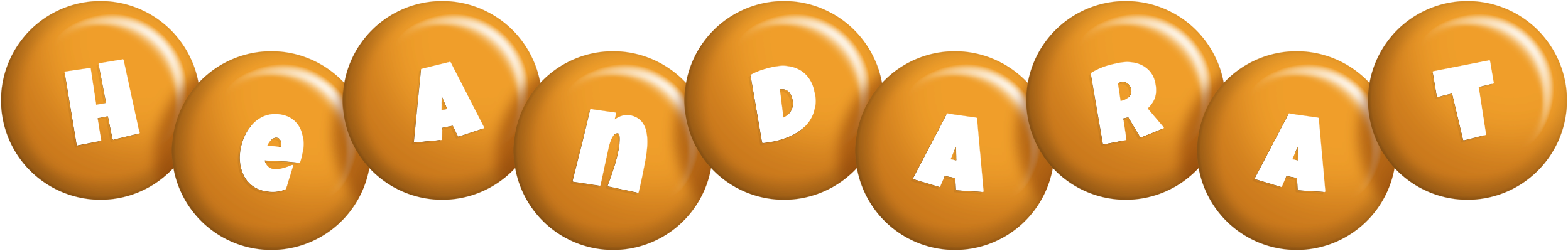 Heandarat candy-orange logo